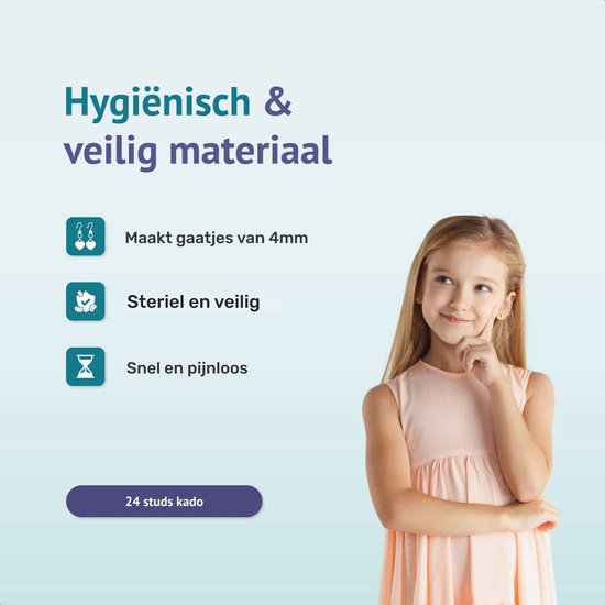 Oorbel schieter set - Metaal - Incl. Studs - Piercing - Kit - Gun - Oorpiercing - Pistool - Naald - Gaatjes schieter - Tang