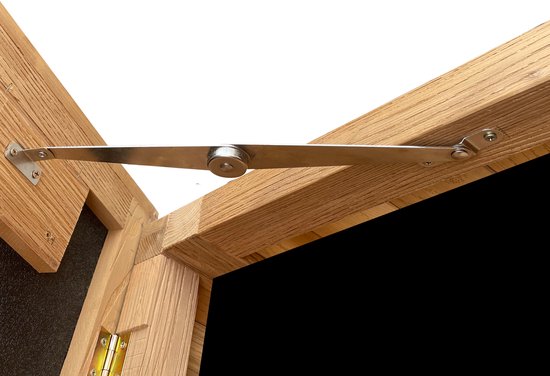 AXI Milo houten Opbergbox L Bruin - Kussenbox met bodem - 800 Liter - 200x80x80 cm – Gecarboniseerd Hemlock hout - Opbergbox Tuin