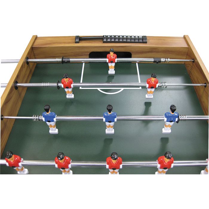Buffalo Shoot Tafelvoetbaltafel - Telescoopstangen - MDF - Houtlook - Kinderen tot 12 jaar
