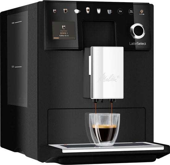 Melitta Latte Select volautomatische Espressomachine 630-212 zwart