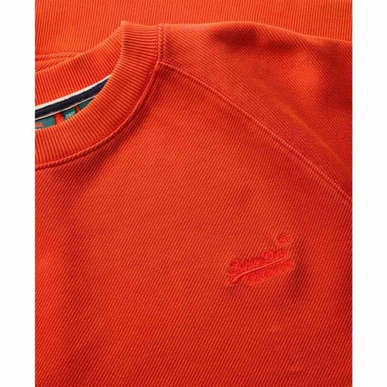 Superdry - Essential Logo raglansweatshirt met ronde hals - Heren - Truien - Maat L