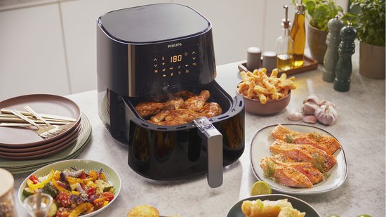 Philips Essential Connected 5000 Series - HD9280/70 - 6,2 liter (XL) - Rapid Air-technologie - 7 ingestelde programma's - Quickclean