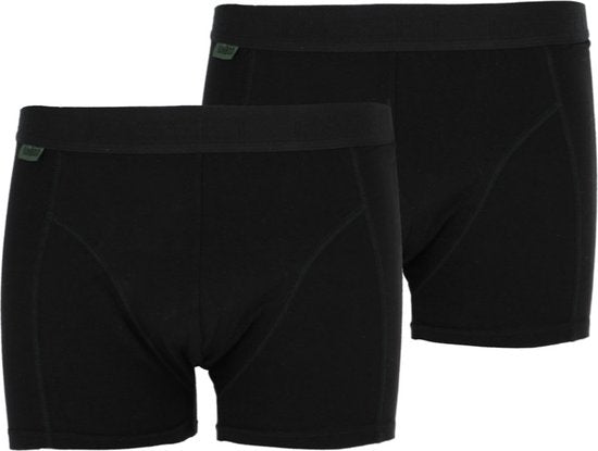 Basset Bamboe Heren Boxershorts zwart 2-pack - maat XXL