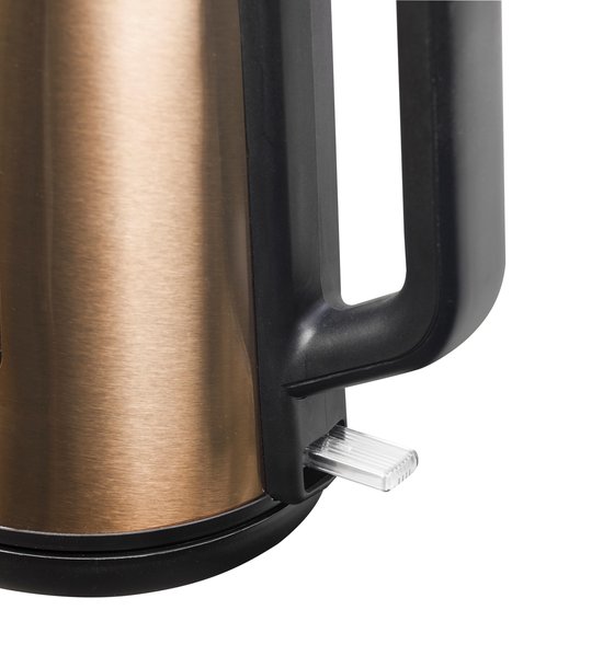Bestron Waterkoker AWK1000CO - 2200W - 1,7L - Automatisch uitschakelen - Koper - 5 jaar garantie