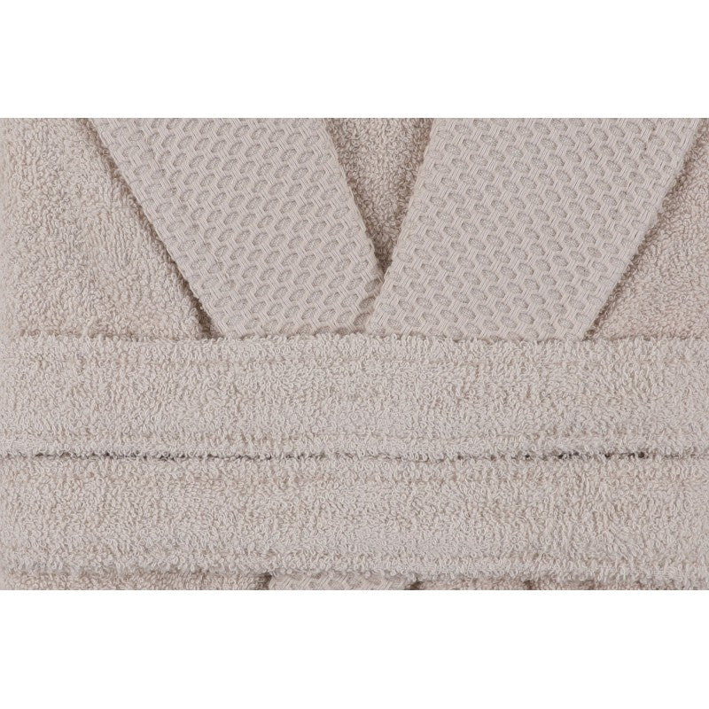 Capa Home luxe badjas katoen 360 gr/m² – cappuccino – maat S – unisex