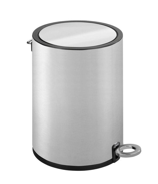 Pedaalemmer RVS glans 3 l ,easy close. Afvalbak,prullenbak