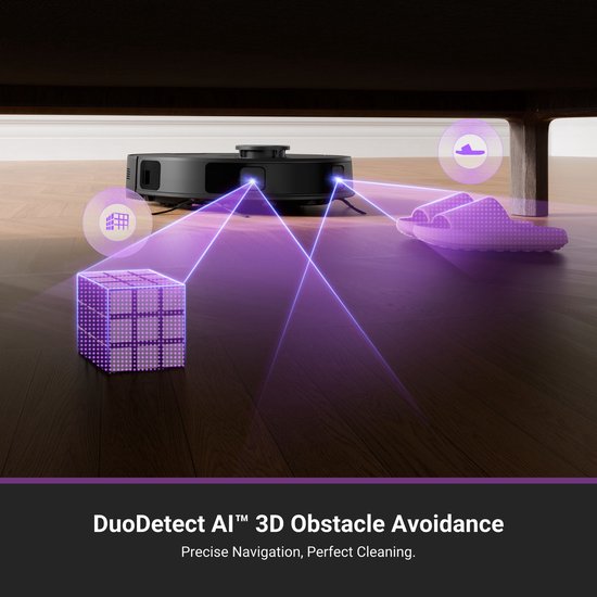 Eureka E20 plus Black - Robotstofzuiger met dwijlfunctionaliteit