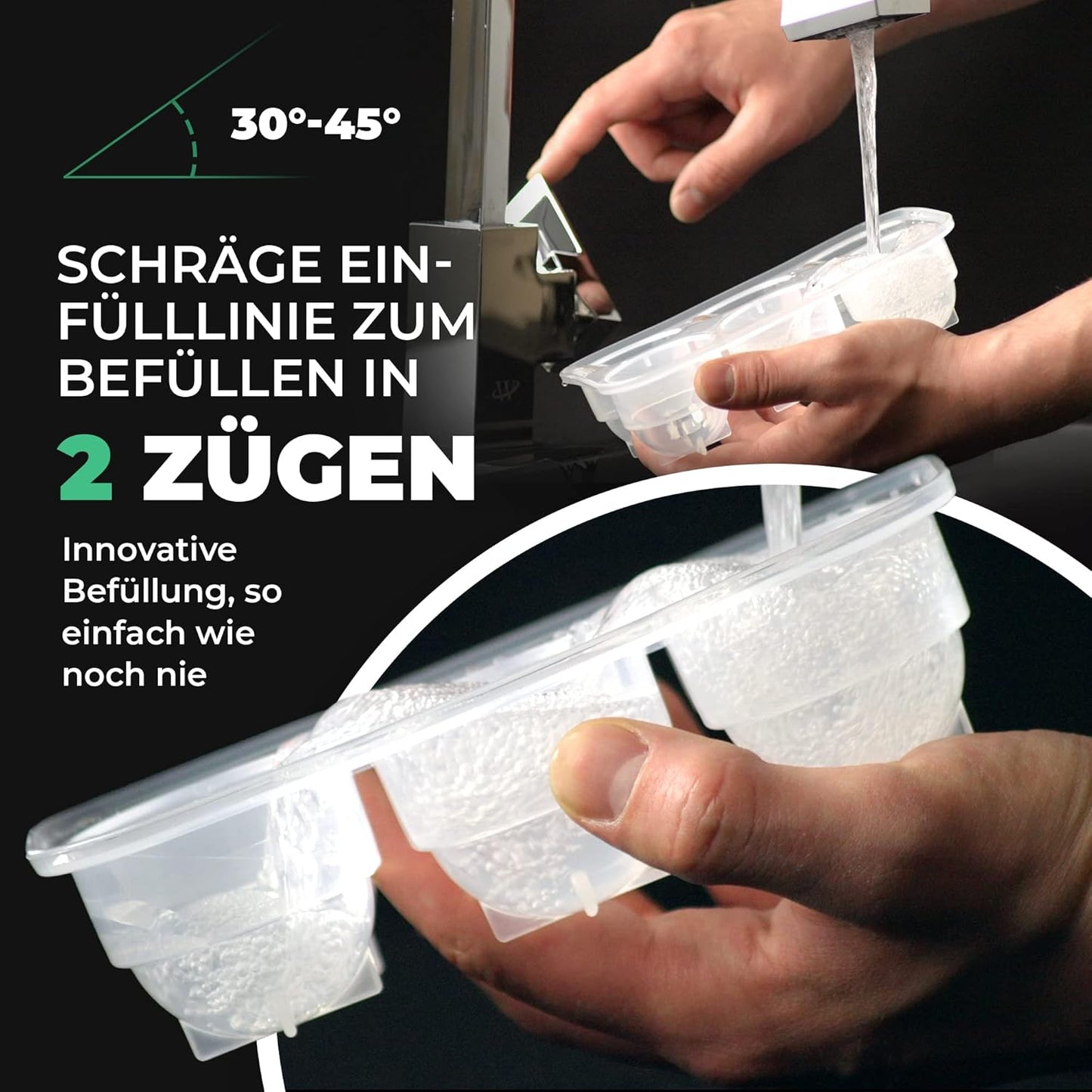 Neighbour's Friend IJsblokjesvorm - XXL - Silicone - Vaatwasmachinebestendig