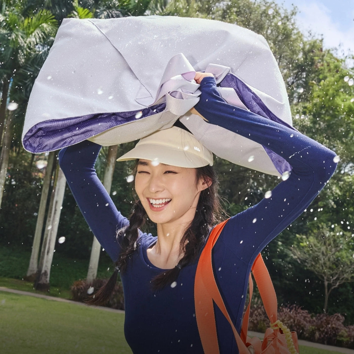 Beneunder LC168 Opvouwbare Draagtas - Lila - 35L Uitschuifbaar, Ultralicht 220g