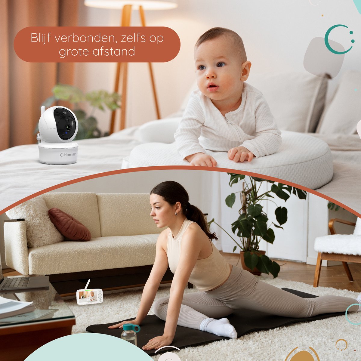 Numsy Parent Pro - Babyfoon - Baby Video Camera