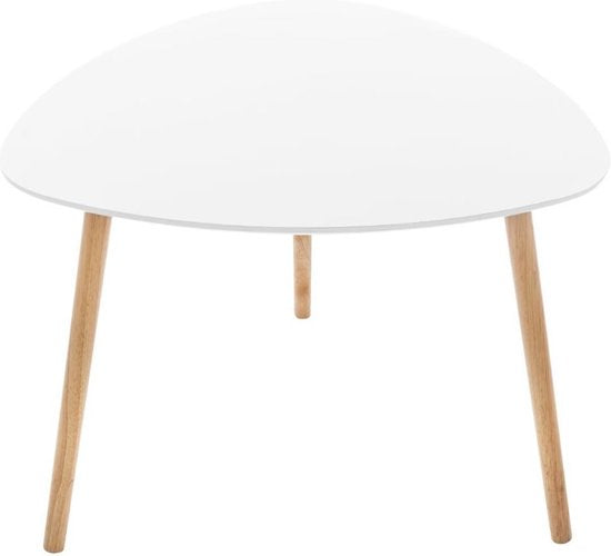 Atmosphera Créateur d'intérieur® koffietafel in set van 3 - salontafel - wit - hout - eik - woonkamer living