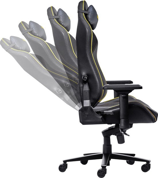 Trust GXT 721 Ruya Pro - Premium Comfortabele Gamestoel - 4D-armleuningen - Geïntegreerde Lendensteun - Verstelbaar tot 150 kg - Zwart