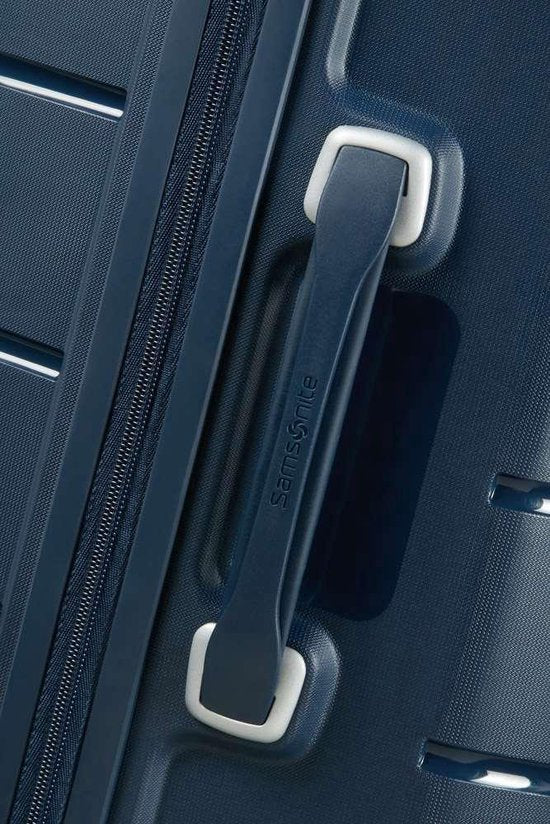 Samsonite Reiskoffer - Flux Spinner 68/25 Uitbreidbaar (Medium) Navy Blue