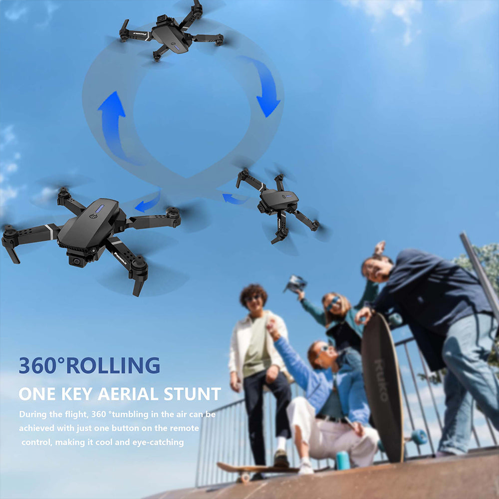 FACEGLE E88 Speelgoeddrone - Opvouwbare Quadcopter - High-Definition Dubbele Camera's