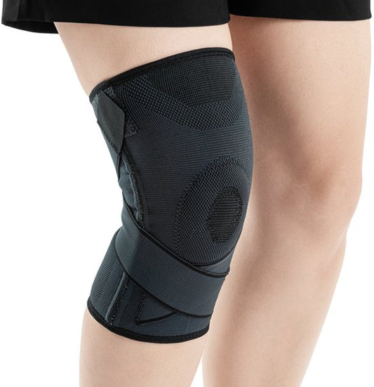 Wellhealth - Knie- of polsbrace voor pijnverlichting en ondersteuning - Kniebrace - S/M - 1 stuk