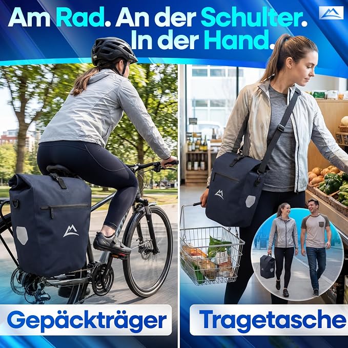 Nextcover Bicycle Pannier Rack TPU (Blue)