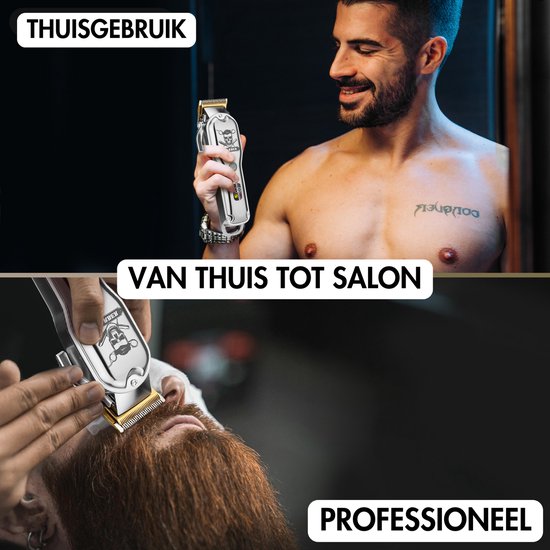 Professionele Draadloze Tondeuse - Sansbeauté - Tondeuse Mannen Hoofdhaar - Cheveux Haar - Haartrimmer - Kapper Haar Machine - Haartondeuse - Trimmer Baard - Barber Set - Barbe Hair Clipper - Kapper Trimmer - Kappersset