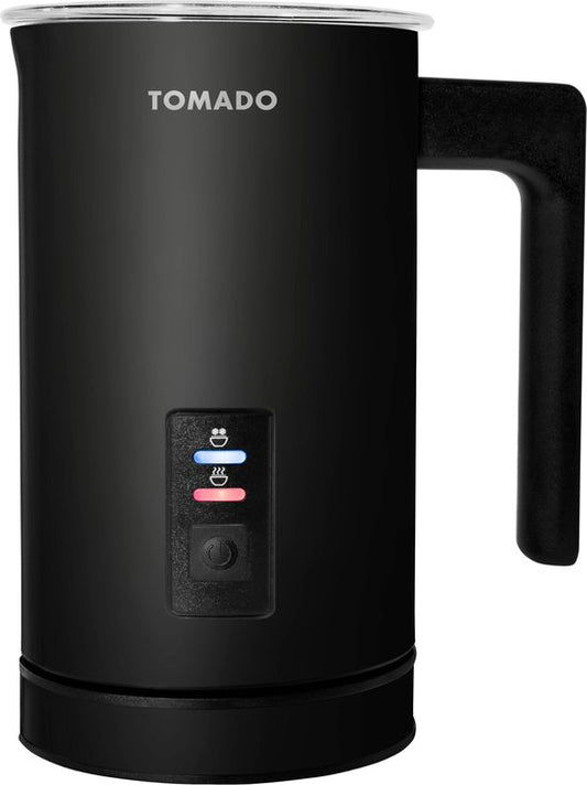 Tomado TMF1201B - Elektrische Melkopschuimer - Warm en koud opschuimen - Verwarmen - Cappuccino maken – Matzwart