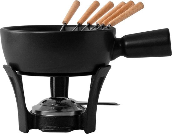 Boska Fondueset Nero - Kaasfondueset - Zwart - 1,3 L - Voor 875 gram Kaasfondue