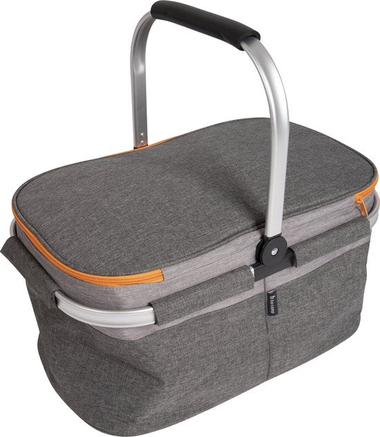 Bo-Camp - Koeltas - Koelmand - Grijs - Polyester - 20 Liter