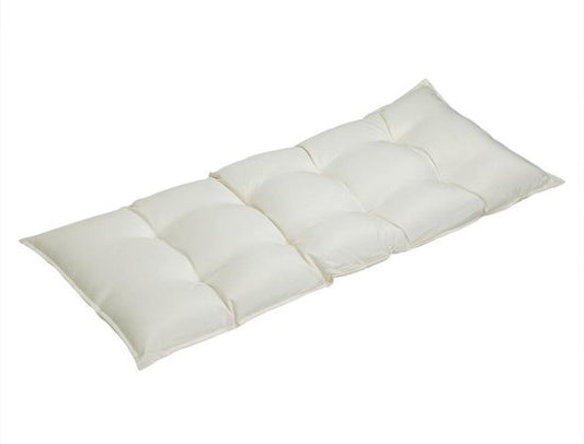 Bankkussen 110x45x8cm Viscose Binnen Buitenkussen Tuinkussen Zitkussen Crème