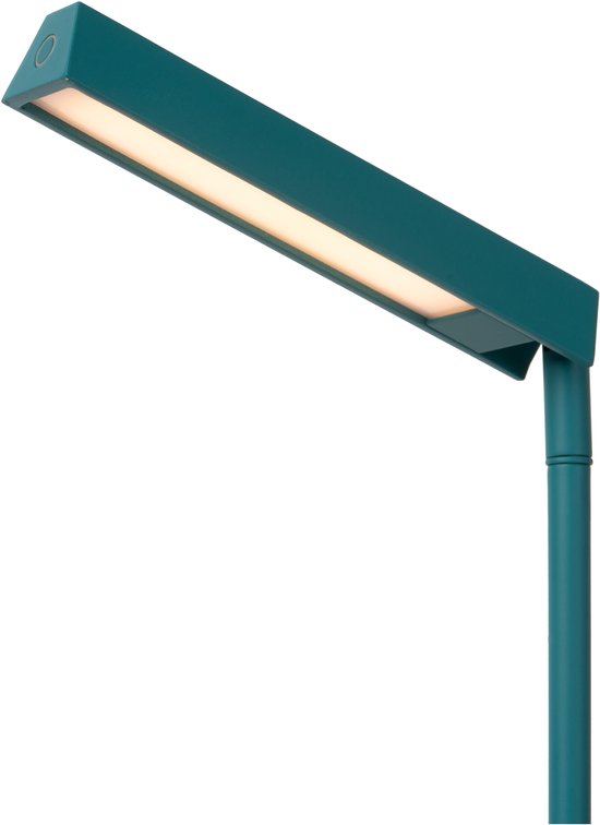 Lucide LAVALE - Leeslamp - LED Dimbaar - 1x3W 2700K - Turkoois