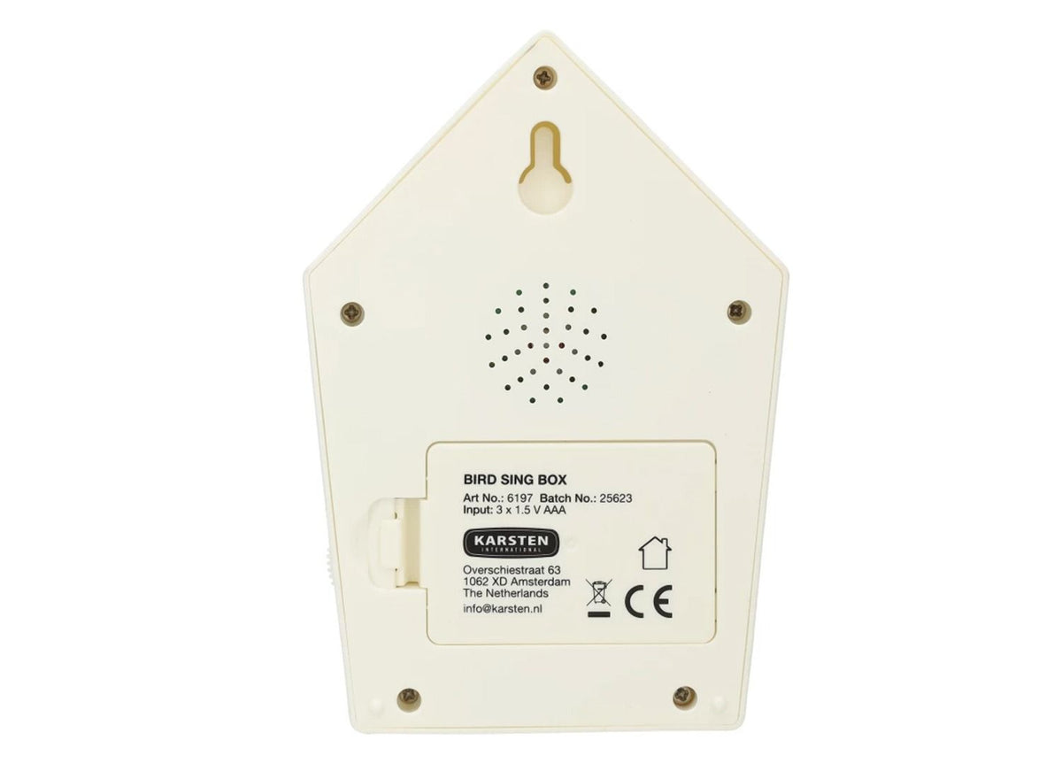 6197 - YULA Living Vogel Zang doos met sensor