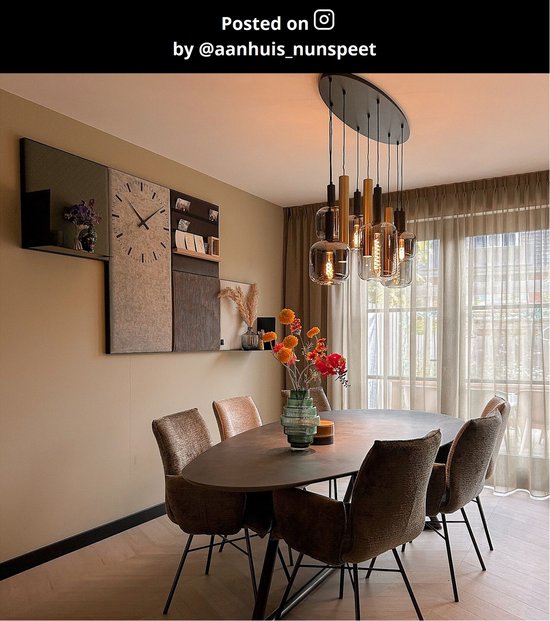 Lucide JOANET - Hanglamp - 2xE27 - Messing