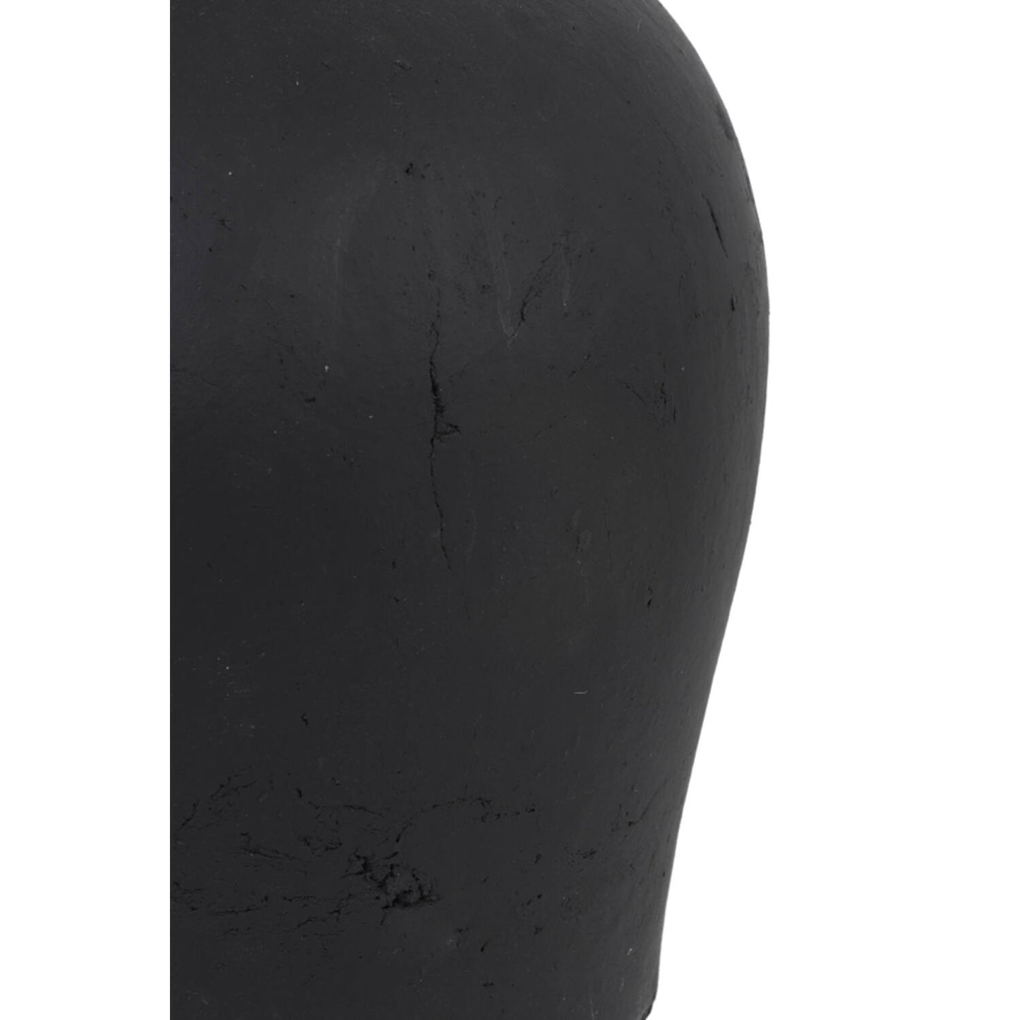 Light & Living Lampvoet Etna – Ø 30 x 40 cm – Robuuste Tafellampvoet Van Fijn Keramiek – Mat Zwart – Voor E27 Lichtbron – Luxe Basis Voor Jouw Tafellamp