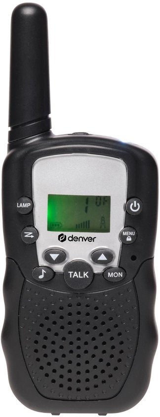 Denver Walkietalkie - 8 kanalen - Tot 5 km bereik - Set van 2 - Zaklamp - WTA449