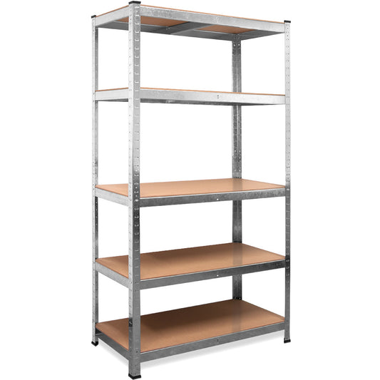 7House zwaar Uitgevoerde Metalen Opbergrek/Stellingkast met 5 legborden - 875kg draagkracht - (HxBxD) 180x90x60 cm - 175kg per plank