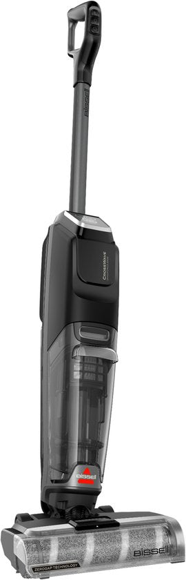 BISSELL CrossWave OmniForce Edge Select Draadloze Stofzuiger met Dweilfunctie - Vlekkenreiniger voor Harde Vloeren - Snoerloze Steelstofzuiger - 2 in 1 Vacuum Cleaner - Extra Krachtige Motor 31aW - ZeroGap Technologie - 3999N