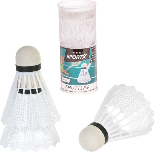 SportX Shuttle Wit 3 in koker