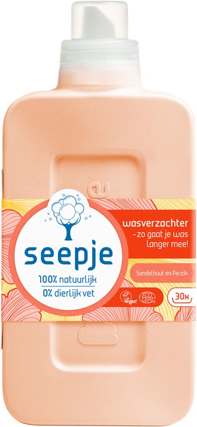 Seepje Wasverzachter Sandelhout & Perzik - 30 wasbeurten - 750 ml