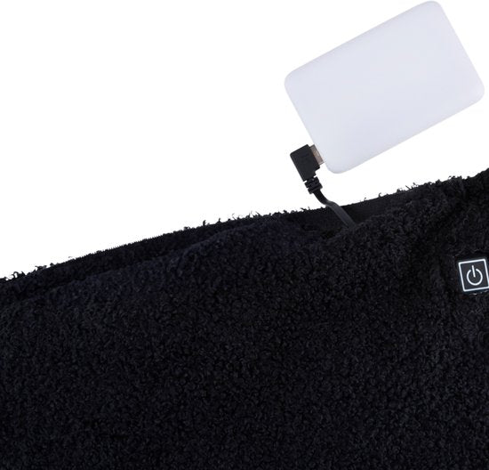 alpina Elektrisch Warmtekussen – Verwarmingskussen voor Nek en Schouders – 3 Warmtestanden – Automatische Uitschakeling – Wasbare Hoes – 60x62 cm – 100W