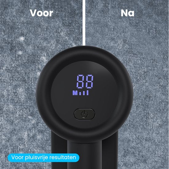 Auronic Elektrische Pluizenverwijderaar Pro - Pluizentondeuse - Oplaadbaar - LED display - 3 Standen - Ontpluizer - Zwart