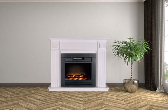 Classic Fire Sfeerhaard - Elektrisch - 1800W - 20 m²  - LED - 67 x 23 x 62 CM - Zwart