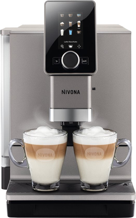 Nivona CafeRomatica 930 Espressomachine Titanium / chroom - koffiemachine volautomaat