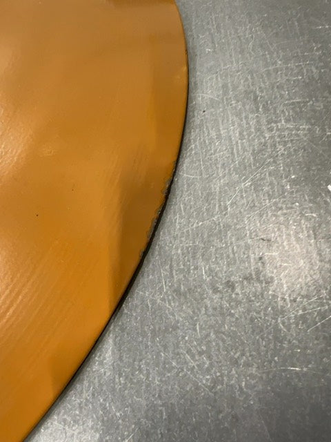 Mica Decorations Celise Bijzettafel - H28 x Ø47 cm - Metaal - Bruin