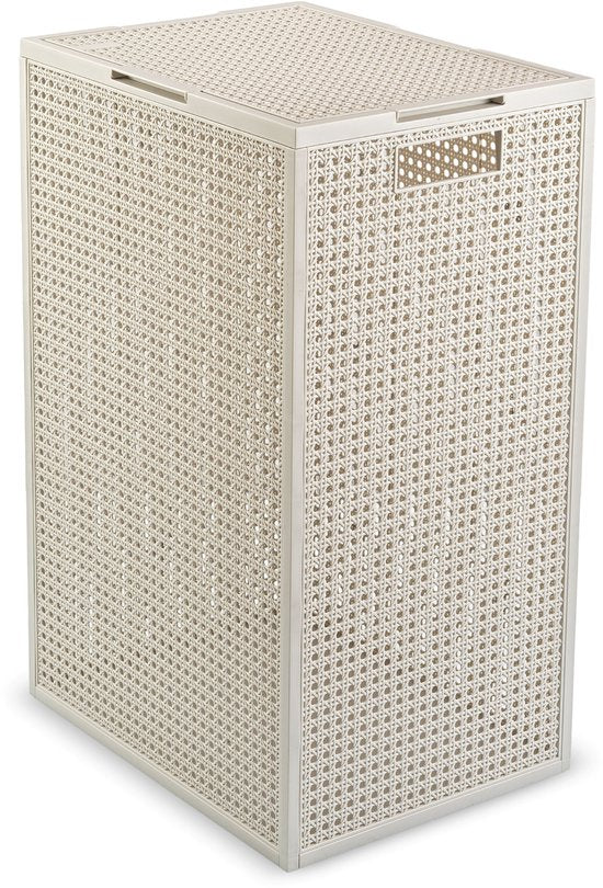 Curver Kaya Wasmand met deksel - 60L - 38x29x58,5 cm - Wit