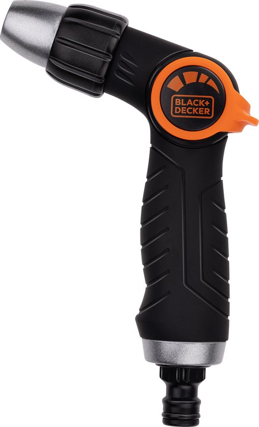 BLACK+DECKER Sproeikop - 3 Standen - Universeel - Zwart/ Oranje