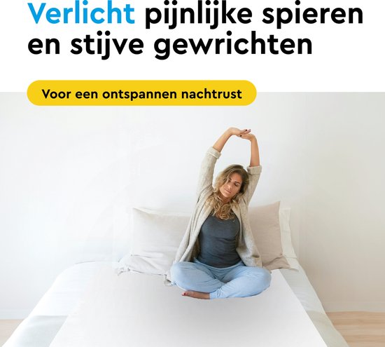 BRASQ Elektrische Onderdeken 150x80 cm – 1 Persoons - Warmtedeken - 3 Warmtestanden - Timer & Afstandsbediening – 60W Energiebesparend Verwarmingsdeken