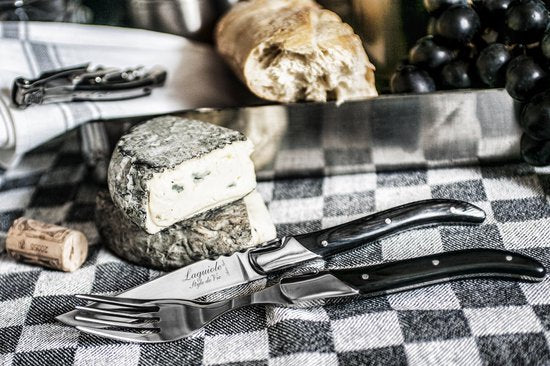 Laguiole Style de Vie Steakmessen Luxury Line - 6-delig - Zwart pakkahout