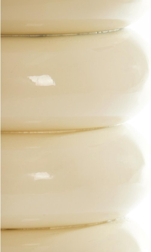 Light & Living Bijzettafel Mirogi - Crème - Ø30cm - Modern