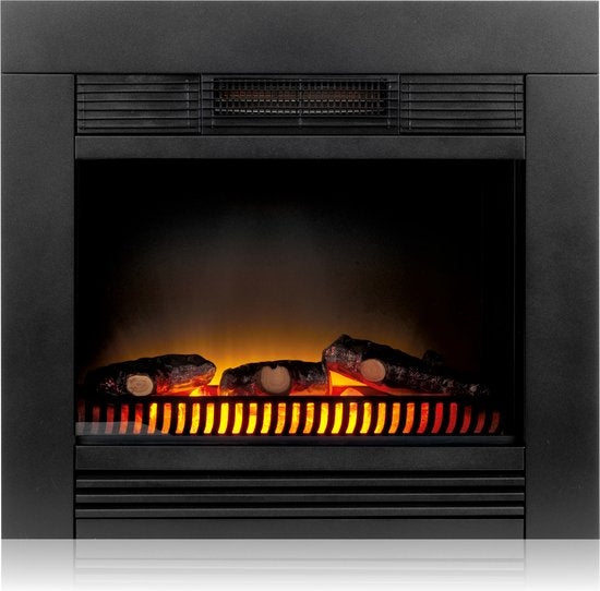 Classic Fire Sfeerhaard - Elektrisch - 1800W - 20 m²  - LED - 67 x 23 x 62 CM - Zwart