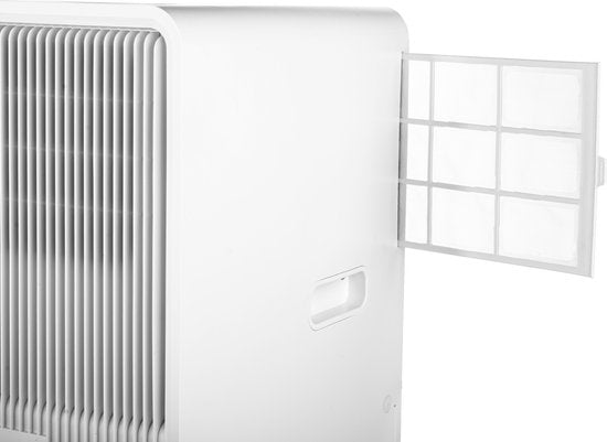 Qlima P 335 Smart - Mobiele Airco - 12000 BTU - Koelen, Ontvochtigen en ventileren - Geschikt voor ruimtes tot 107 m3 - Energielabel A