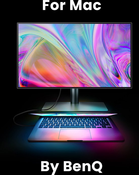 BenQ Creative Pro PD3205U 32 inch monitor 4k - Geschikt voor MAC - IPS Beeldscherm - AQCOLOR - HDMI - Ultra HD 3840x2160 Pixel - USB-C - 32 inch