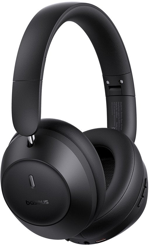 Baseus Bass 30 Max bluetooth koptelefoon,Hoofdtelefoon draadloos -Over-ear Koptelefoon-50 uur accuduur, Bluetooth 5.3 Zwart