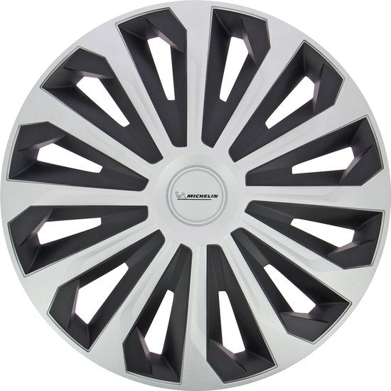 Michelin Wieldoppen 14 inch - zwart/zilver - 4 stuks