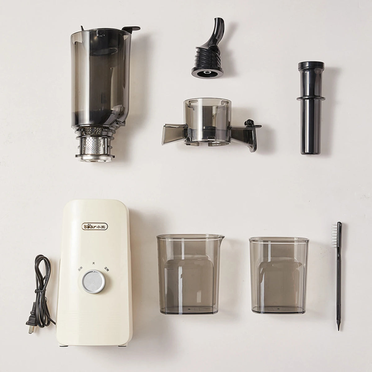 Bear Slowjuicer met 80mm Opening - Sappersen zonder Snijden